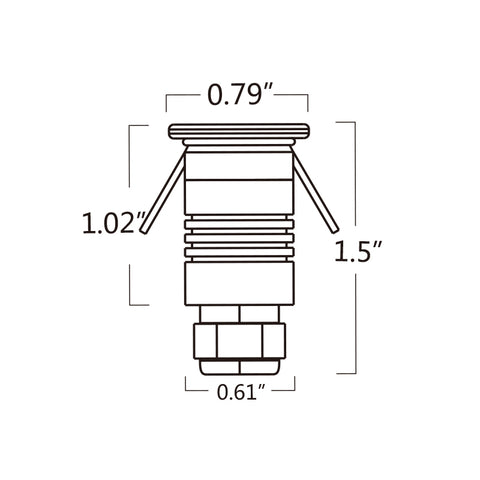 I1: LED In-Ground Light - 1 Watt