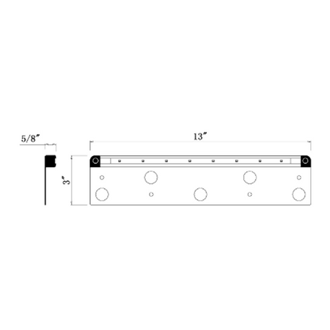 H2: LED Hardscape Light - 12 Inch