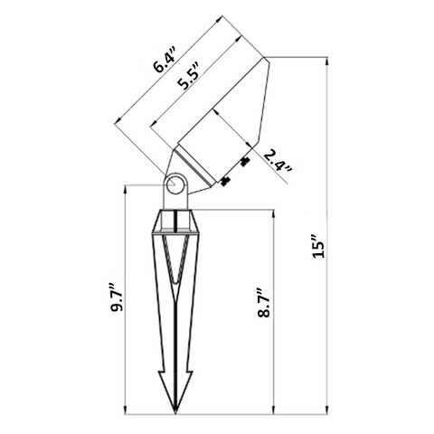 S3: Outdoor LED Spotlight